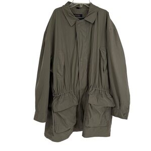 Brooks Brothers Men's Field Jacket Olive Green lined w/ cargo pockets Size XL